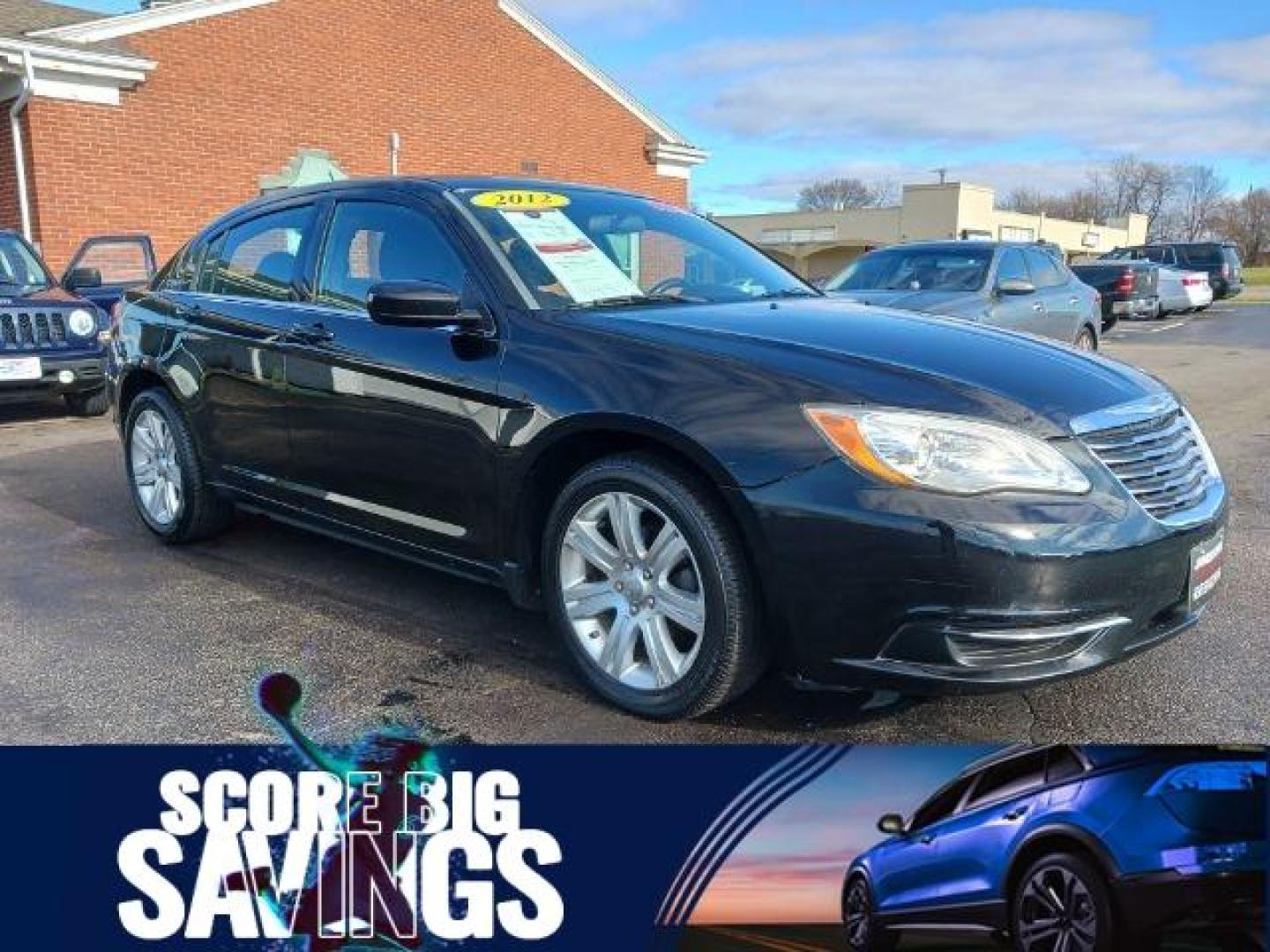 2012 Chrysler 200 Touring (1C3CCBBB4CN) with an 2.4L L4 DOHC 16V engine, 6-Speed Automatic transmission, located at 1865 W 2nd St., Xenia, OH, 45385, (937) 372-7777, 39.681259, -83.961945 - 2012 Chrysler 200 Touring - Photo#0