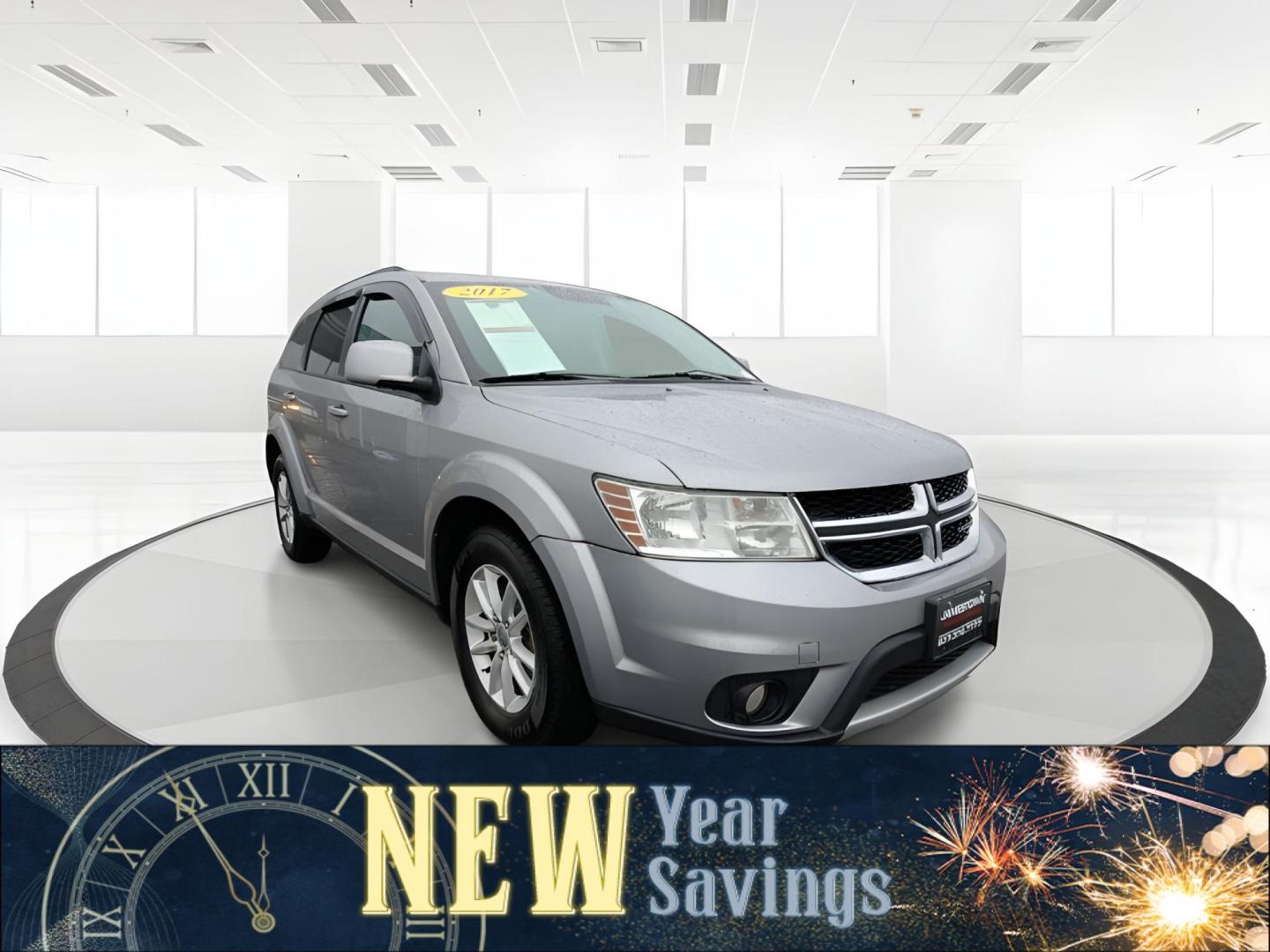 2017 Dodge Journey SXT AWD (3C4PDDBG1HT) with an 3.6L V6 DOHC 24V engine, 6-Speed Automatic transmission, located at 1865 W 2nd St., Xenia, OH, 45385, (937) 372-7777, 39.681259, -83.961945 - 2017 Dodge Journey SXT AWD - Photo#0