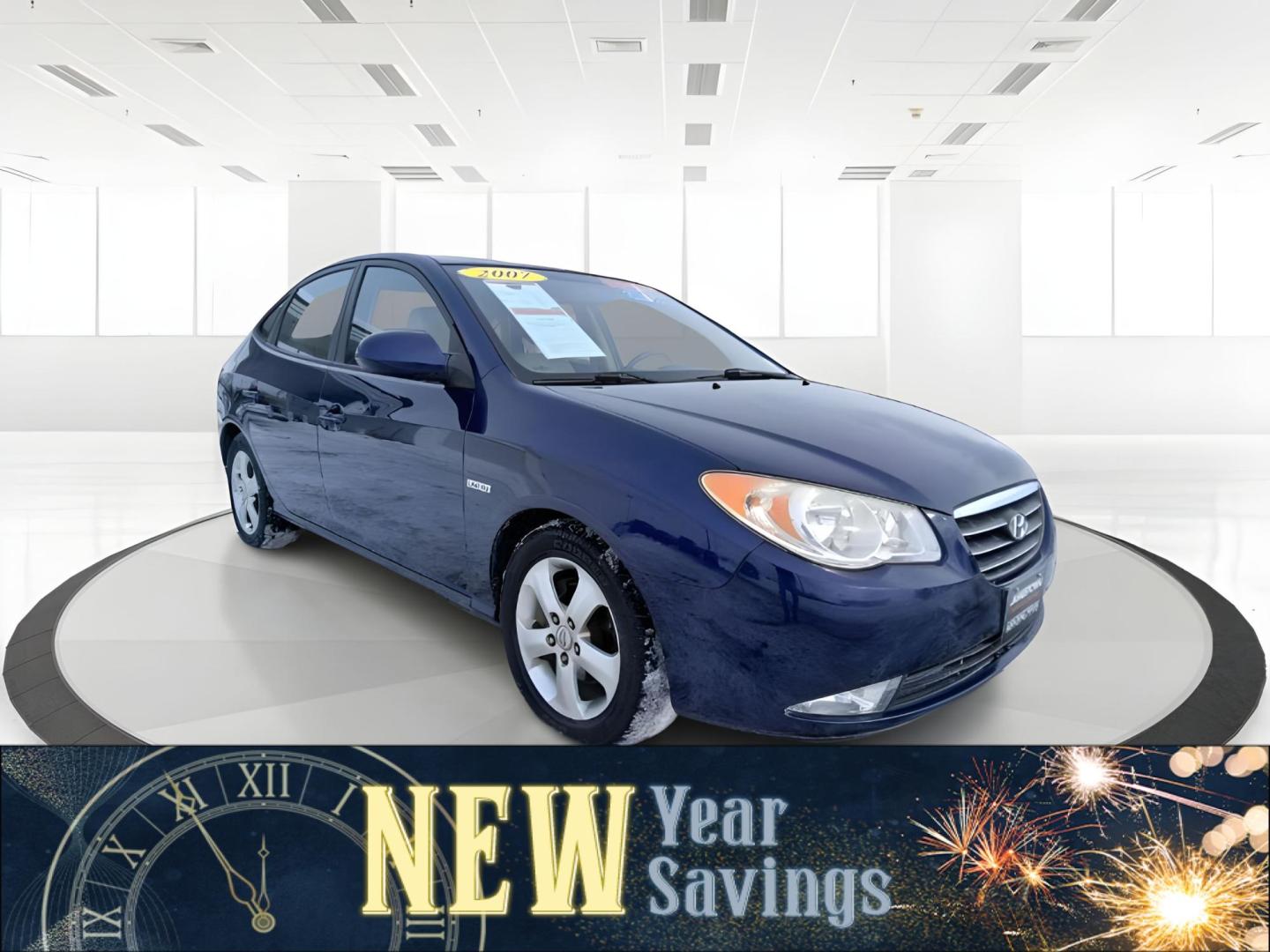 2007 Hyundai Elantra Limited (KMHDU46D87U) with an 2.0L L4 DOHC 16V engine, located at 1865 W 2nd St., Xenia, OH, 45385, (937) 372-7777, 39.681259, -83.961945 - One Owner - Photo#0