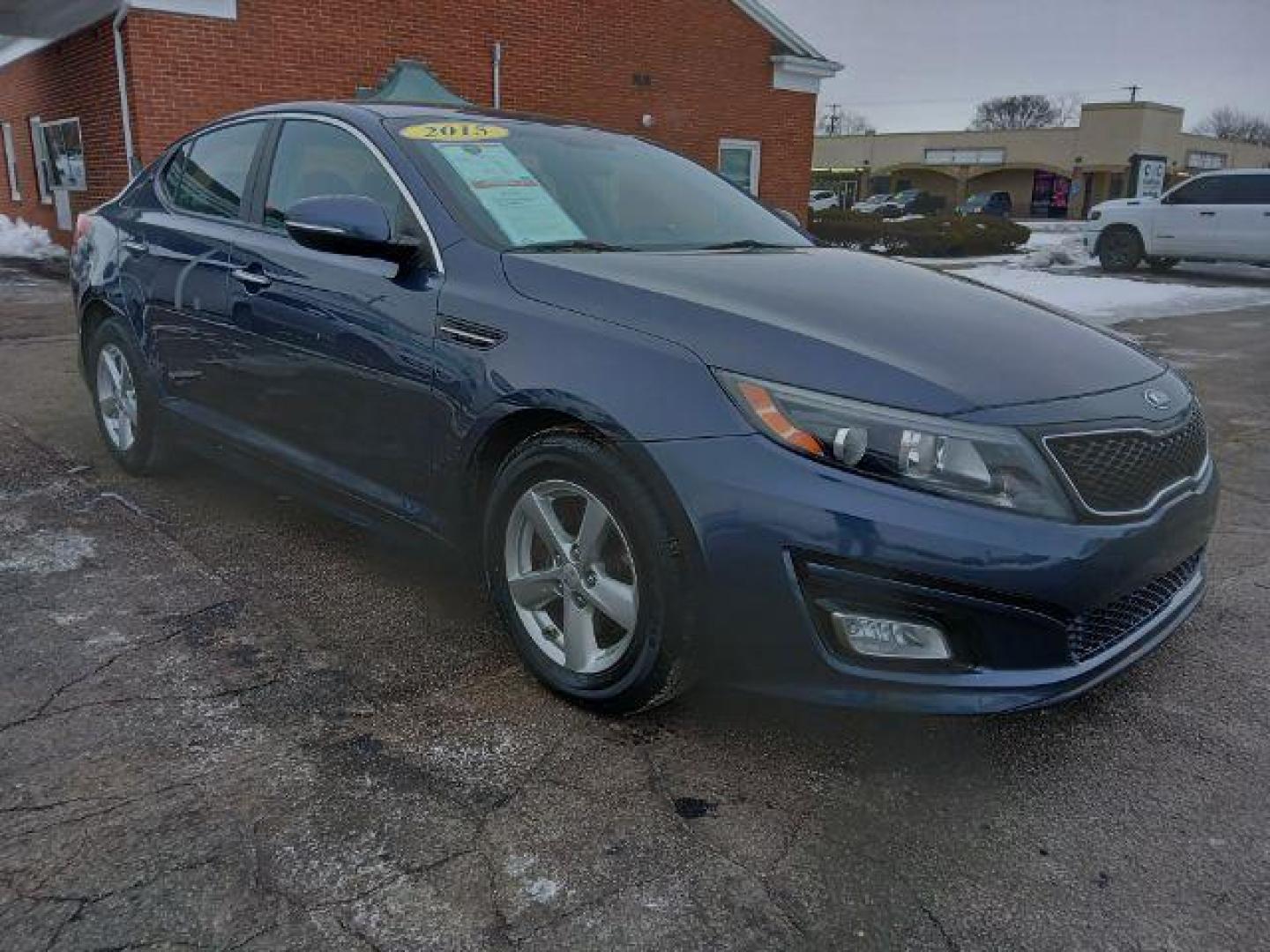 2015 Kia Optima LX (5XXGM4A71FG) with an 2.4L L4 DOHC 16V engine, 6-Speed Automatic transmission, located at 1865 W 2nd St., Xenia, OH, 45385, (937) 372-7777, 39.681259, -83.961945 - 2015 Kia Optima LX - Photo#0