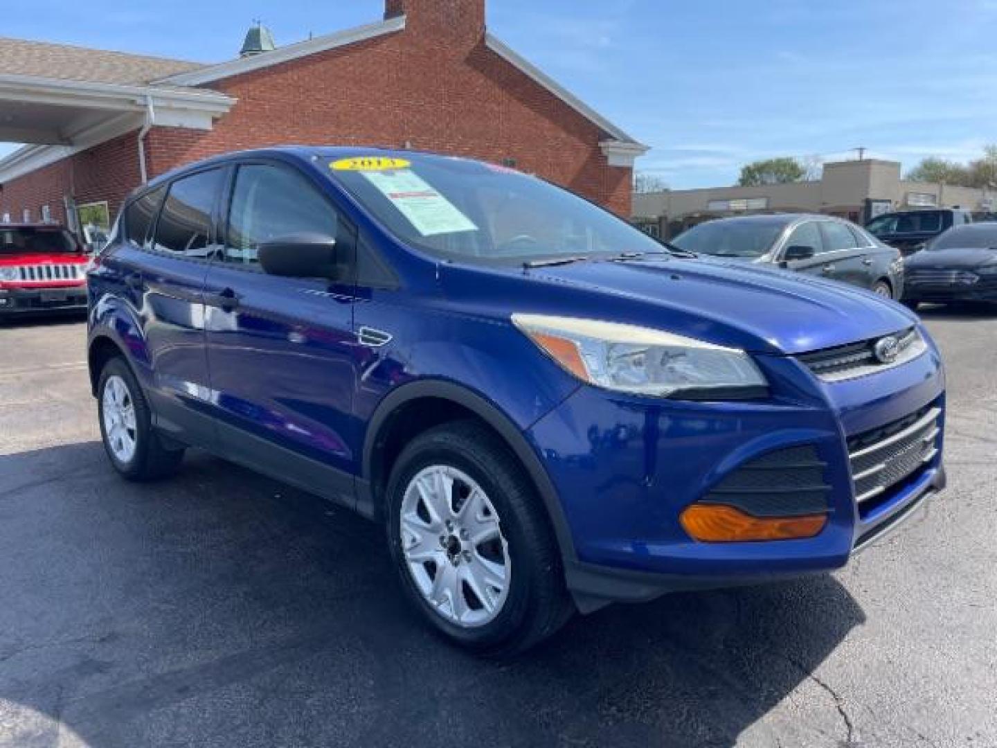 2013 Deep Impact Blue Ford Escape S FWD (1FMCU0F78DU) with an 2.5L L4 DOHC 16V engine, 6-Speed Automatic transmission, located at 1865 W 2nd St., Xenia, OH, 45385, (937) 372-7777, 39.681259, -83.961945 - Photo#0