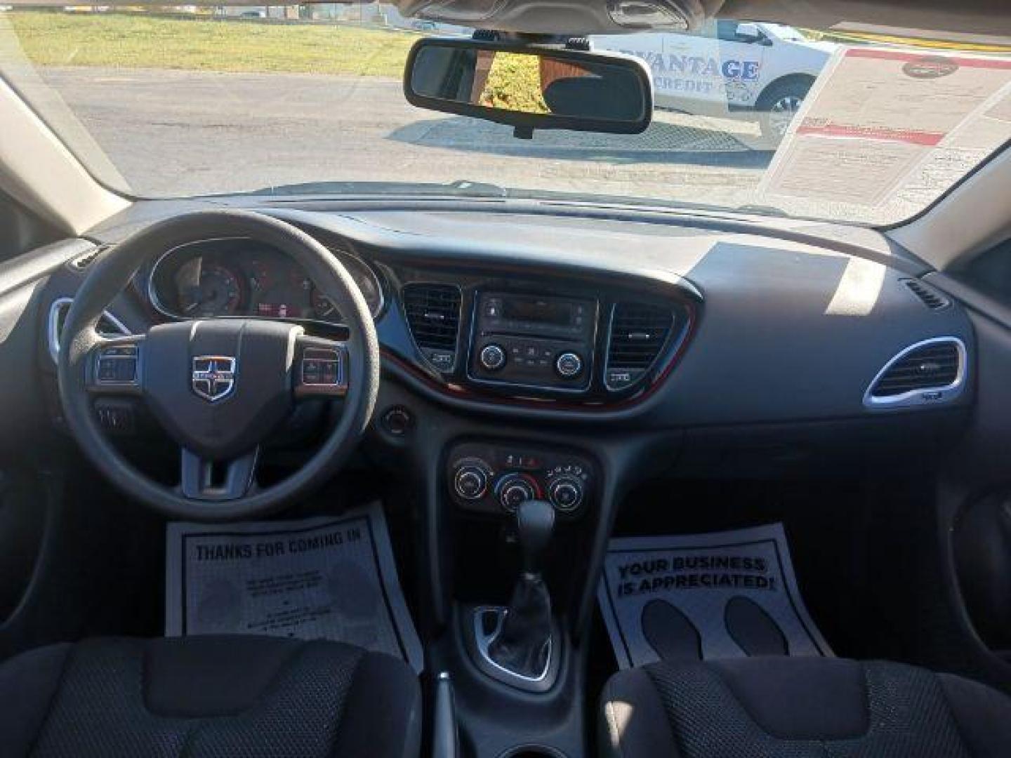 2015 Bright White Clearcoat Dodge Dart SE (1C3CDFAA8FD) with an 2.0L L4 DOHC 16V TURBO engine, located at 1865 W 2nd St., Xenia, OH, 45385, (937) 372-7777, 39.681259, -83.961945 - Photo#7