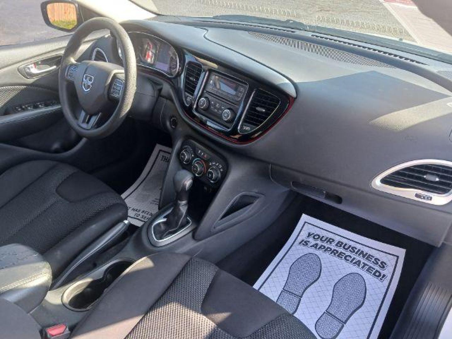 2015 Bright White Clearcoat Dodge Dart SE (1C3CDFAA8FD) with an 2.0L L4 DOHC 16V TURBO engine, located at 1865 W 2nd St., Xenia, OH, 45385, (937) 372-7777, 39.681259, -83.961945 - Photo#8