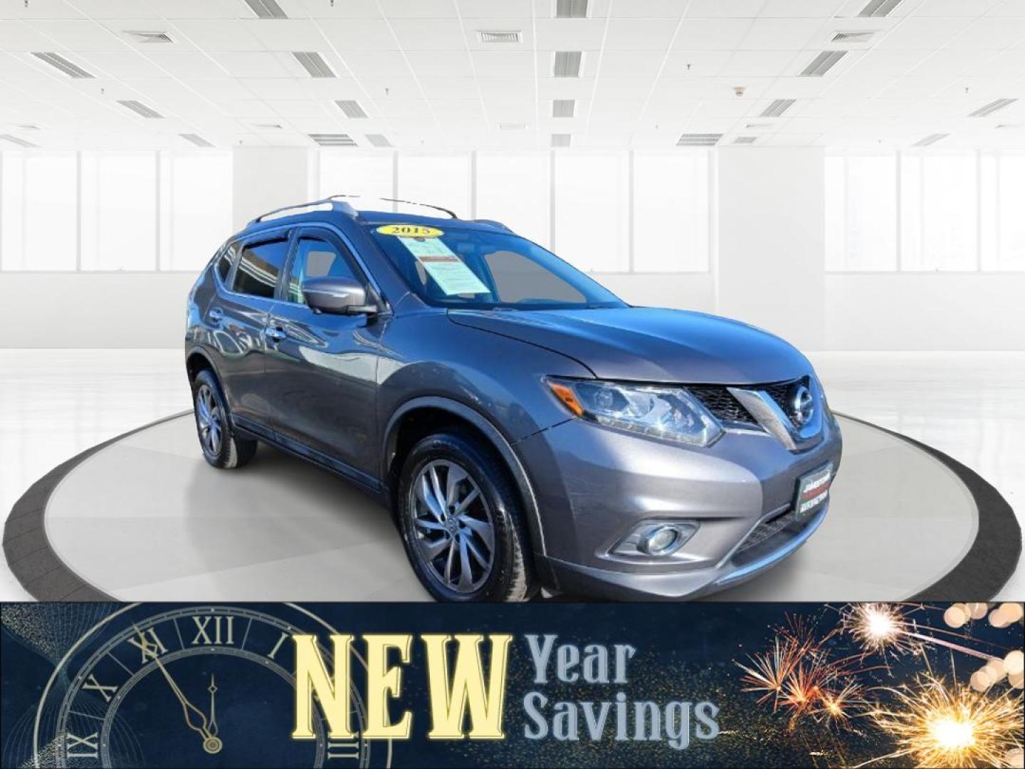 2015 Nissan Rogue SL AWD (5N1AT2MV3FC) with an 2.5L L4 DOHC 16V engine, Continuously Variable Transmission transmission, located at 1865 W 2nd St., Xenia, OH, 45385, (937) 372-7777, 39.681259, -83.961945 - 2015 Nissan Rogue SL AWD - Photo#0