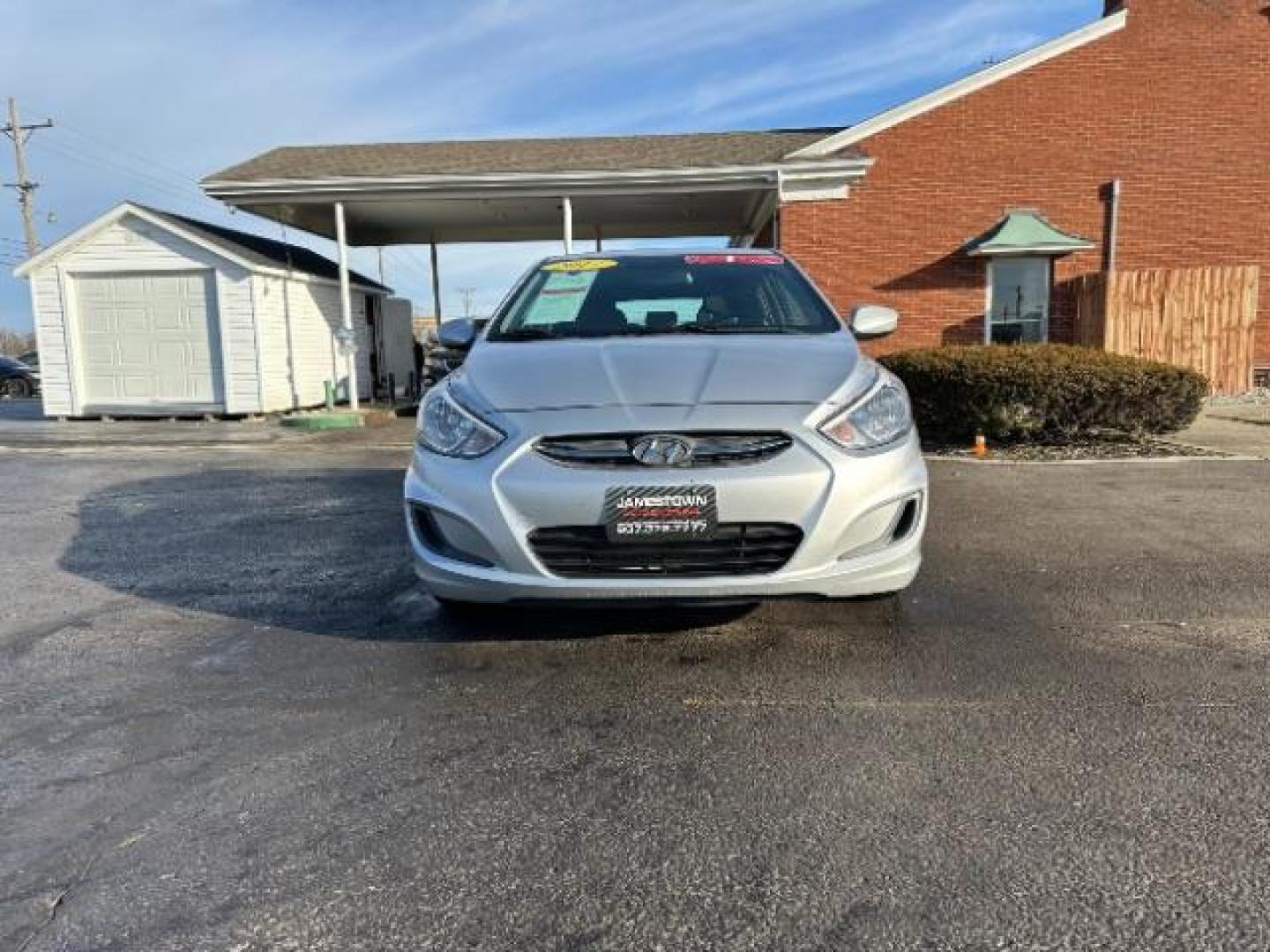 2017 Ironman Silver Hyundai Accent SE 5-Door 6A (KMHCT5AEXHU) with an 1.6L L4 DOHC 16V engine, 6-Speed Automatic transmission, located at 1865 W 2nd St., Xenia, OH, 45385, (937) 372-7777, 39.681259, -83.961945 - Photo#1