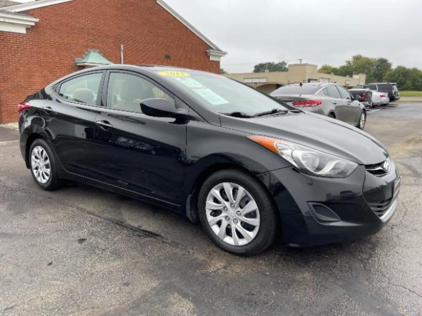 2013 Midnight Black Metallic Hyundai Elantra GLS A/T (5NPDH4AE9DH) with an 1.8L L4 DOHC 16V engine, 6-Speed Automatic transmission, located at 1865 W 2nd St., Xenia, OH, 45385, (937) 372-7777, 39.681259, -83.961945 - Photo#0