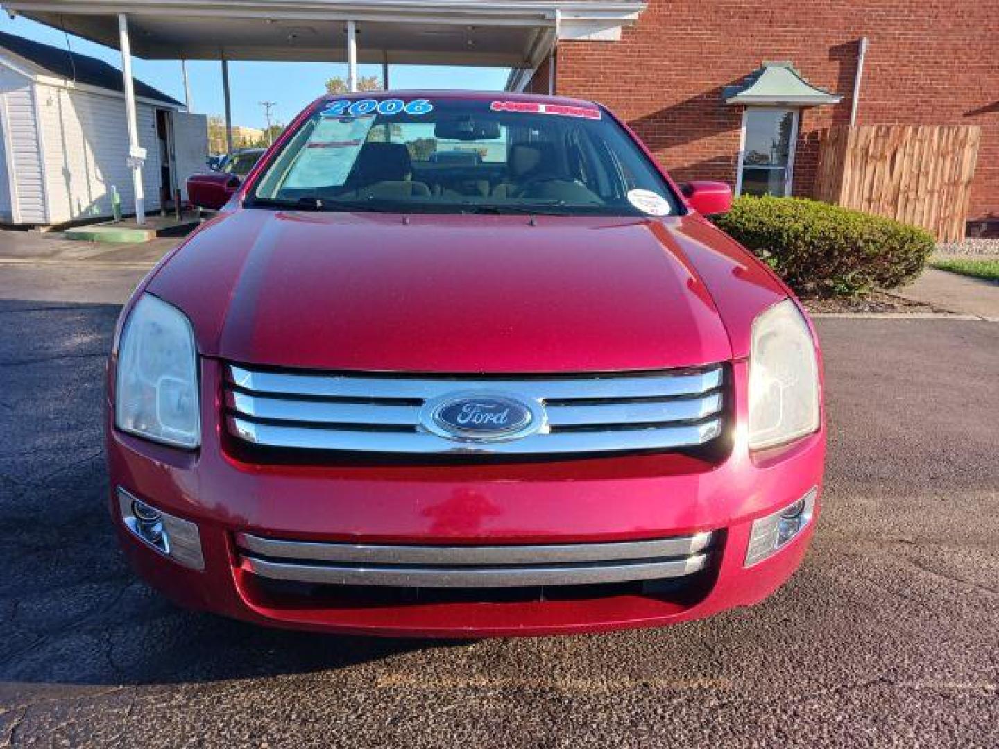 2006 Merlot Metallic Ford Fusion V6 SEL (3FAFP08196R) with an 3.0L V6 DOHC 24V engine, 6-Speed Automatic transmission, located at 1865 W 2nd St., Xenia, OH, 45385, (937) 372-7777, 39.681259, -83.961945 - Photo#1