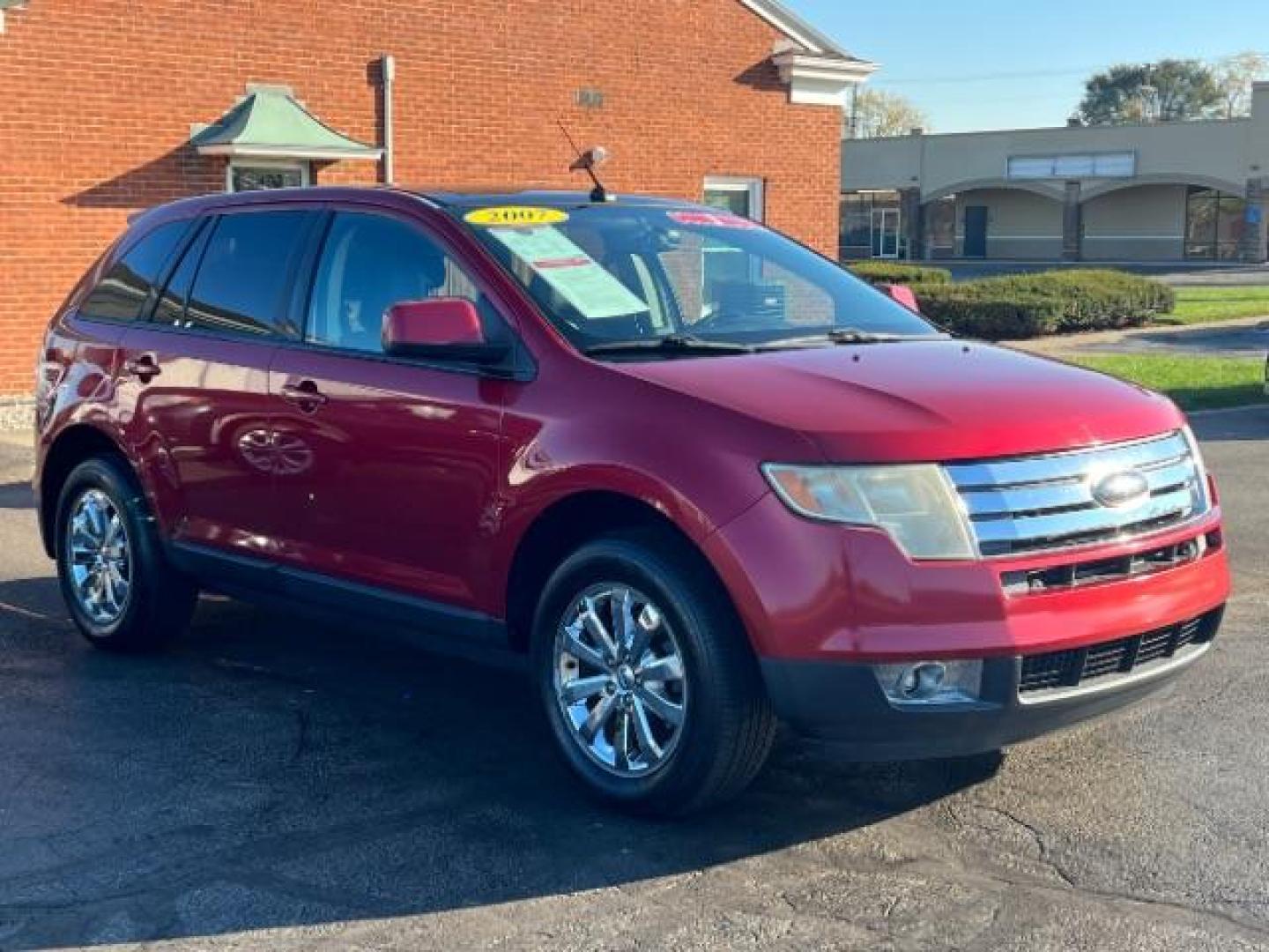 2007 Redfire Metallic Ford Edge SEL Plus AWD (2FMDK49C57B) with an 3.5L V6 DOHC 24V engine, 6-Speed Automatic transmission, located at 1865 W 2nd St., Xenia, OH, 45385, (937) 372-7777, 39.681259, -83.961945 - Photo#0