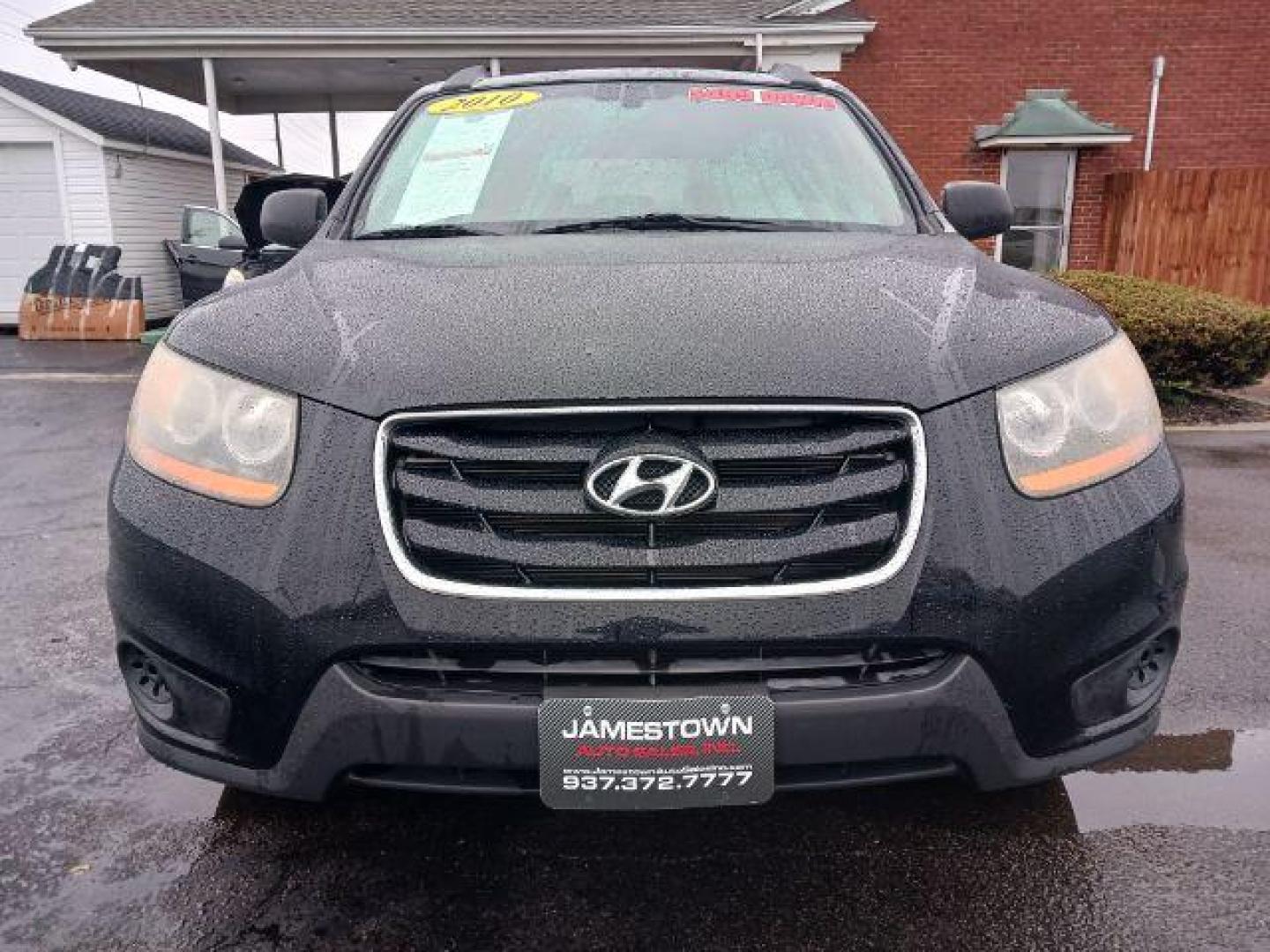 2010 Phantom Black Metallic Hyundai Santa Fe GLS 2.4 FWD (5NMSG3AB7AH) with an 2.4L L4 DOHC 16V engine, 6-Speed Automatic transmission, located at 1865 W 2nd St., Xenia, OH, 45385, (937) 372-7777, 39.681259, -83.961945 - Photo#1