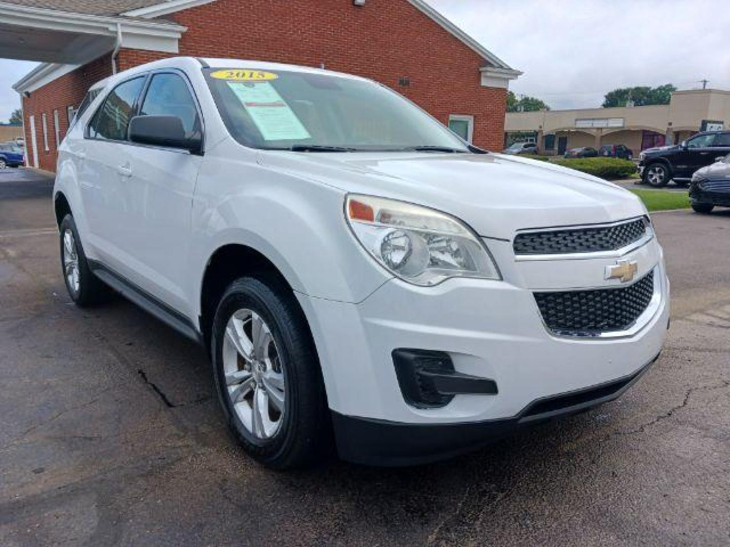 2015 Summit White Chevrolet Equinox LS 2WD (2GNALAEK4F1) with an 2.4L L4 DOHC 16V FFV engine, 6-Speed Automatic transmission, located at 1865 W 2nd St., Xenia, OH, 45385, (937) 372-7777, 39.681259, -83.961945 - Photo#0