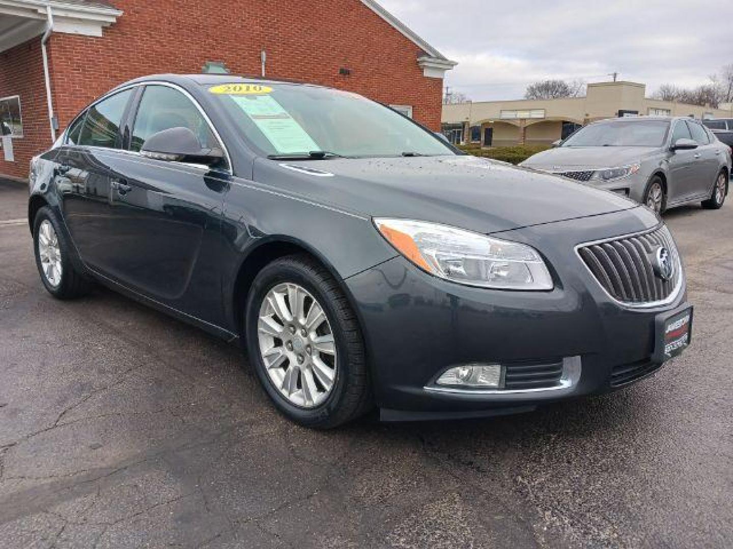 2013 Quicksilver Metallic Buick Regal Base (2G4GR5ER8D9) with an 2.4L L4 DOHC 16V engine, 6-Speed Automatic transmission, located at 1865 W 2nd St., Xenia, OH, 45385, (937) 372-7777, 39.681259, -83.961945 - Photo#0