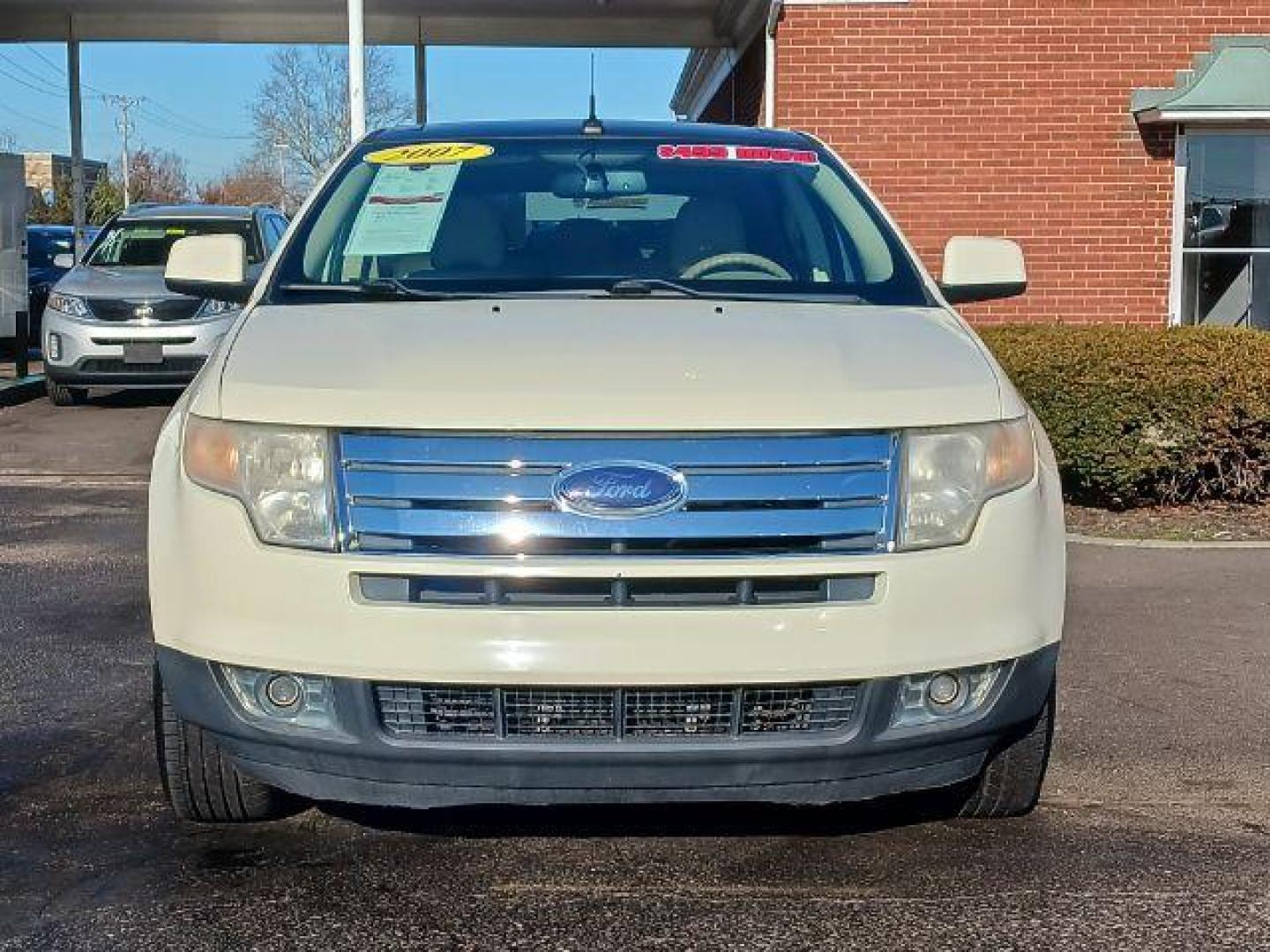 2007 White Ford Edge SEL Plus AWD (2FMDK49C27B) with an 3.5L V6 DOHC 24V engine, 6-Speed Automatic transmission, located at 1865 W 2nd St., Xenia, OH, 45385, (937) 372-7777, 39.681259, -83.961945 - Photo#1