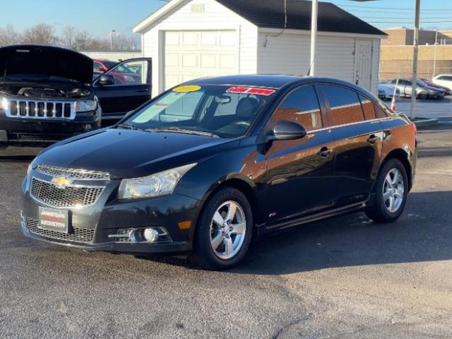 2011 Black Granite Metallic Chevrolet Cruze 1LT (1G1PF5S96B7) with an 1.4L L4 DOHC 16V TURBO engine, 6-Speed Automatic transmission, located at 1865 W 2nd St., Xenia, OH, 45385, (937) 372-7777, 39.681259, -83.961945 - Photo#1