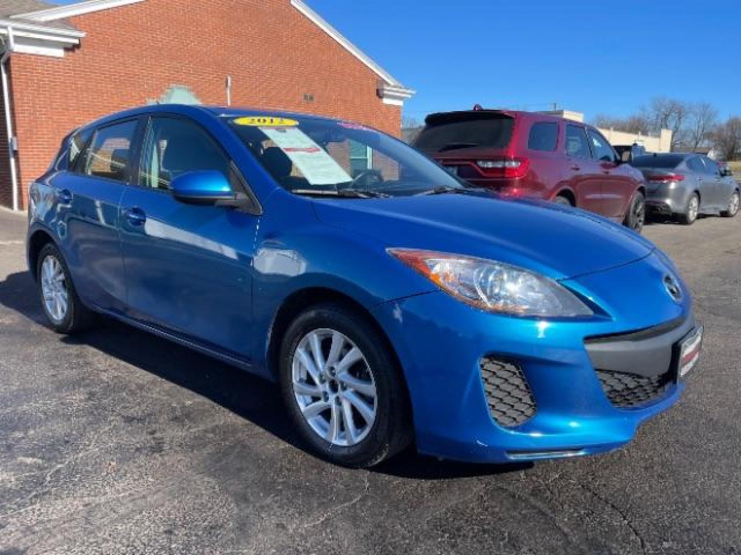 2012 Sky Blue Mica Mazda MAZDA3 I Touring 5-Door (JM1BL1L87C1) with an 2.0L L4 DOHC 16V engine, located at 1865 W 2nd St., Xenia, OH, 45385, (937) 372-7777, 39.681259, -83.961945 - Photo#0