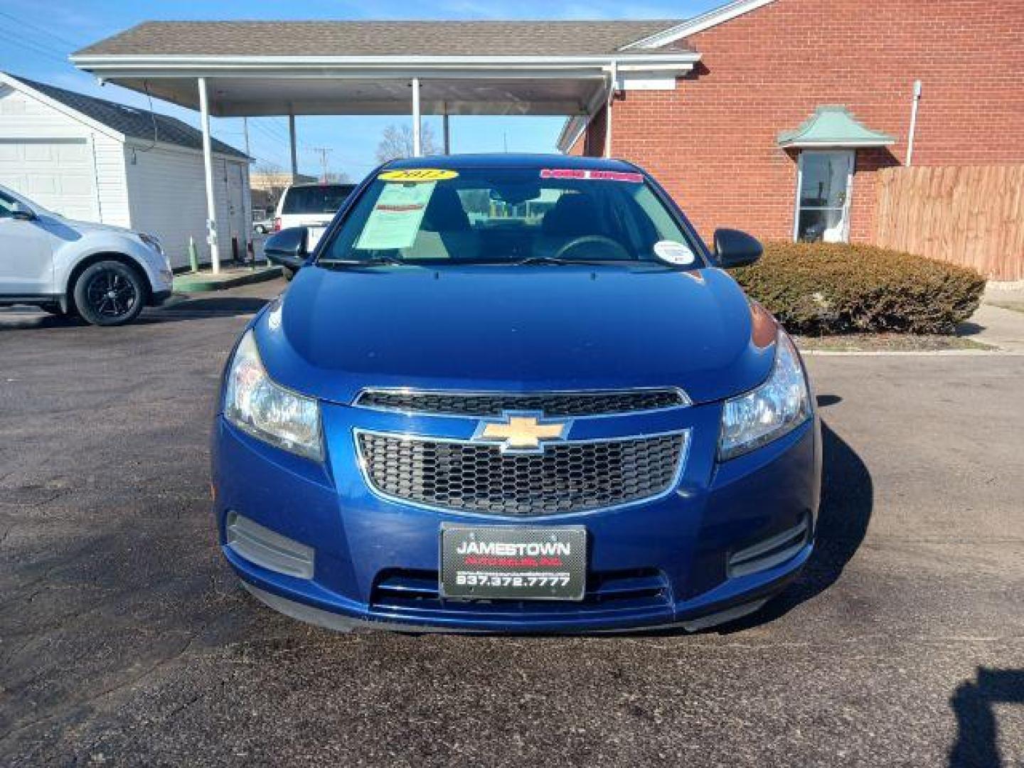 2012 Blue Topaz Metallic Chevrolet Cruze 2LS (1G1PC5SH1C7) with an 1.8L L4 DOHC 16V FFV engine, 6-Speed Automatic transmission, located at 1865 W 2nd St., Xenia, OH, 45385, (937) 372-7777, 39.681259, -83.961945 - Photo#1