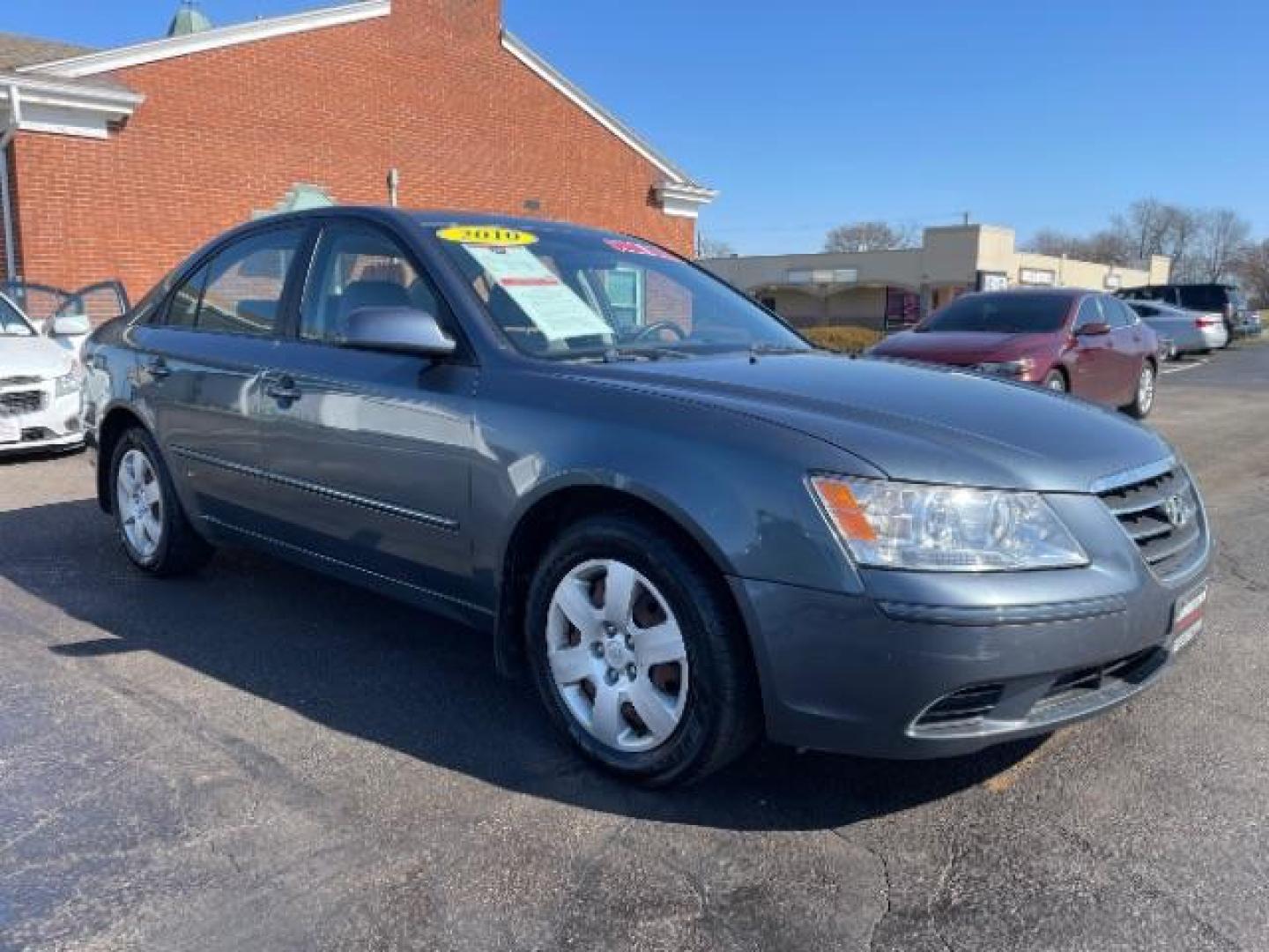 2010 Slate Blue Hyundai Sonata GLS (5NPET4AC3AH) with an 2.4L L4 DOHC 16V engine, located at 1865 W 2nd St., Xenia, OH, 45385, (937) 372-7777, 39.681259, -83.961945 - Photo#0