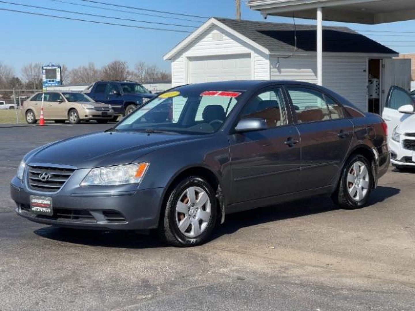 2010 Slate Blue Hyundai Sonata GLS (5NPET4AC3AH) with an 2.4L L4 DOHC 16V engine, located at 1865 W 2nd St., Xenia, OH, 45385, (937) 372-7777, 39.681259, -83.961945 - Photo#1