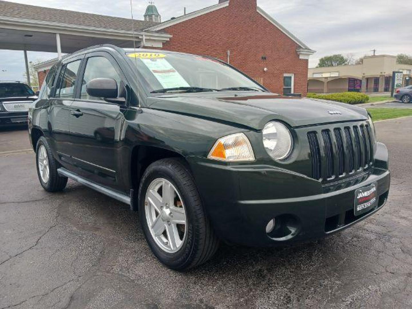 2010 Natural Green Pearl Jeep Compass Sport 4WD (1J4NF4FB7AD) with an 2.4L L4 DOHC 16V engine, located at 1865 W 2nd St., Xenia, OH, 45385, (937) 372-7777, 39.681259, -83.961945 - Photo#0