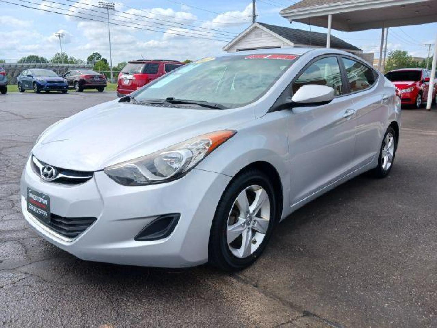 2013 Radiant Silver Metallic Hyundai Elantra GLS A/T (5NPDH4AE2DH) with an 1.8L L4 DOHC 16V engine, 6-Speed Automatic transmission, located at 1865 W 2nd St., Xenia, OH, 45385, (937) 372-7777, 39.681259, -83.961945 - Photo#1