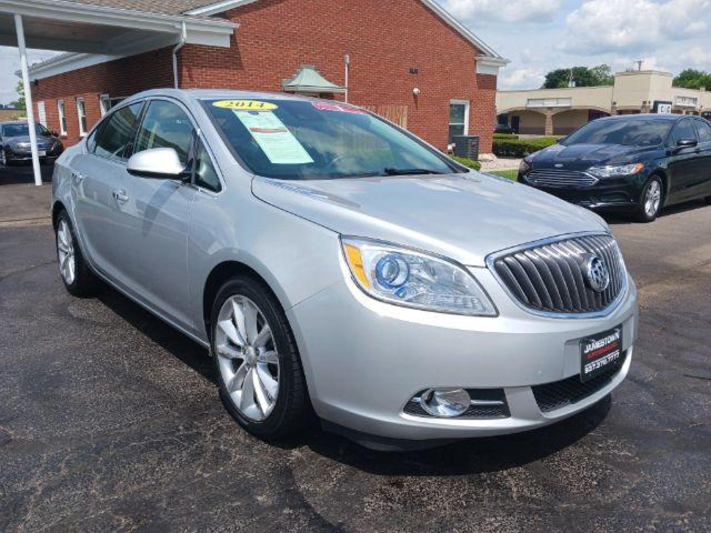 2014 Quicksilver Metallic Buick Verano Convenience (1G4PR5SK5E4) with an 2.4L L4 DOHC 16V FFV engine, 6-Speed Automatic transmission, located at 1865 W 2nd St., Xenia, OH, 45385, (937) 372-7777, 39.681259, -83.961945 - Photo#0