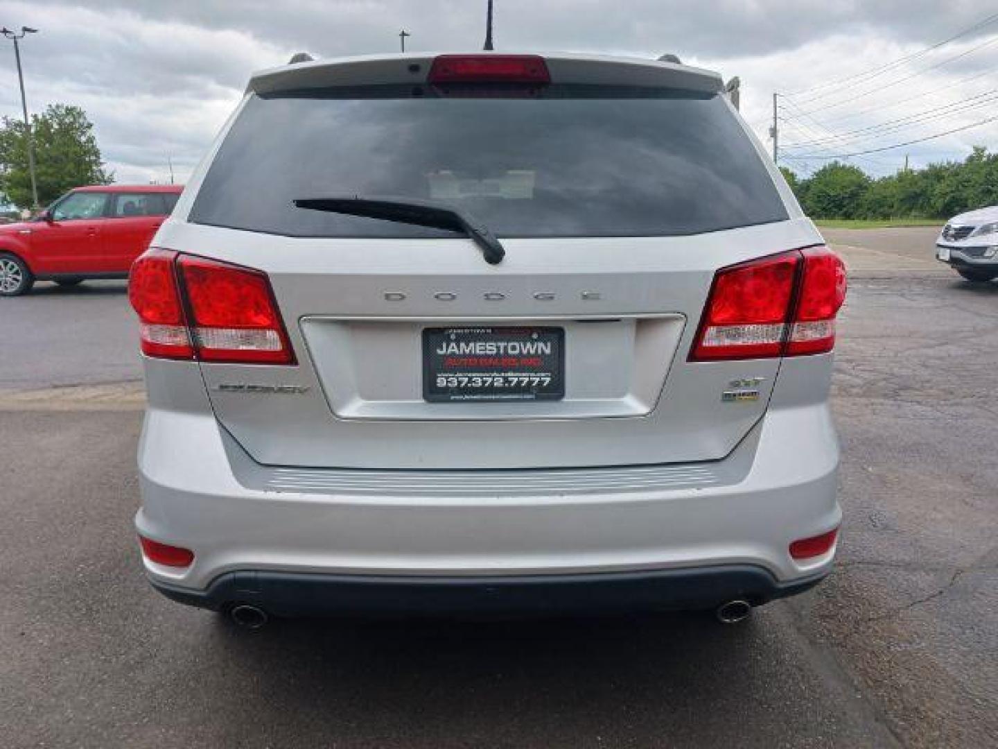 2014 Bright Silver Metallic CC Dodge Journey SXT (3C4PDCBG1ET) with an 3.6L V6 DOHC 24V engine, 6-Speed Automatic transmission, located at 1865 W 2nd St., Xenia, OH, 45385, (937) 372-7777, 39.681259, -83.961945 - Third Row - Photo#5