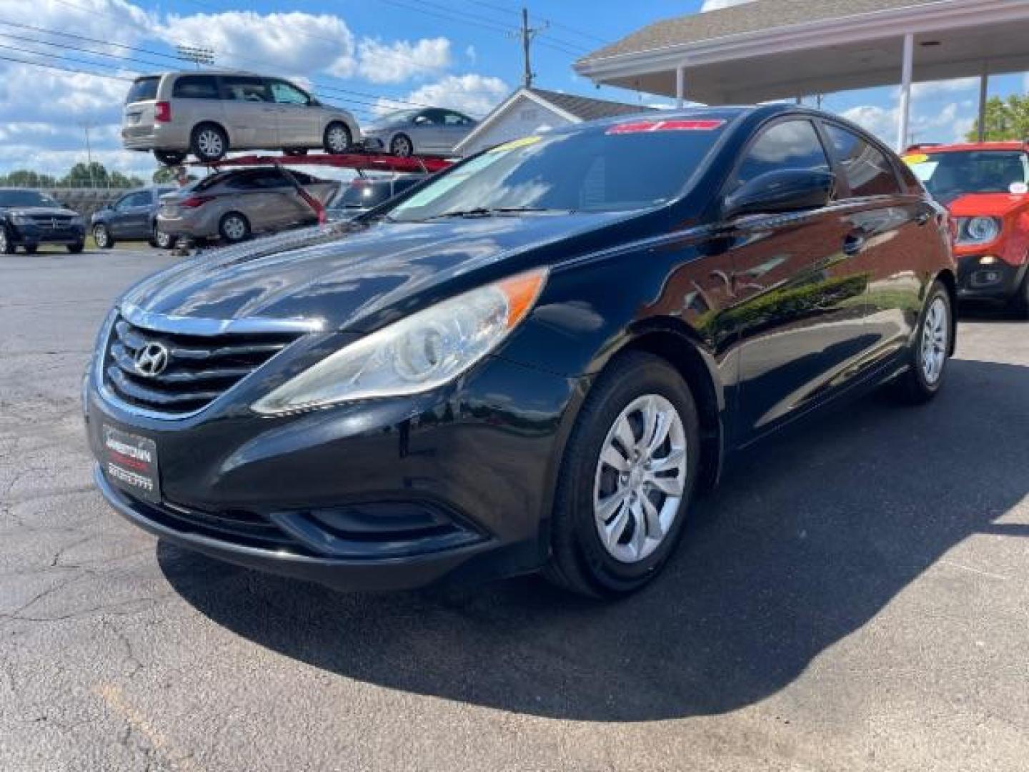 2012 Midnight Black Hyundai Sonata GLS Auto (5NPEB4AC9CH) with an 2.4L L4 DOHC 16V engine, 6-Speed Automatic transmission, located at 1865 W 2nd St., Xenia, OH, 45385, (937) 372-7777, 39.681259, -83.961945 - Photo#1