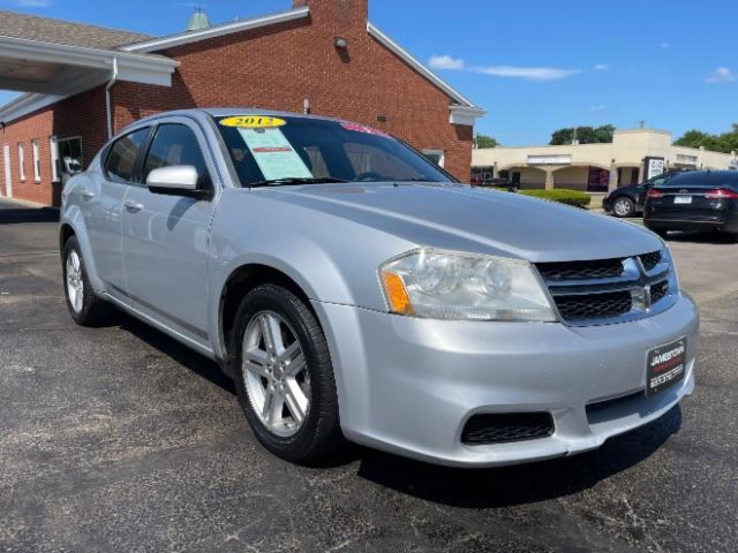 2012 Bright Silver Metallic Dodge Avenger SXT (1C3CDZCB2CN) with an 2.4L L4 DOHC 16V engine, 6-Speed Automatic transmission, located at 1865 W 2nd St., Xenia, OH, 45385, (937) 372-7777, 39.681259, -83.961945 - Photo#0