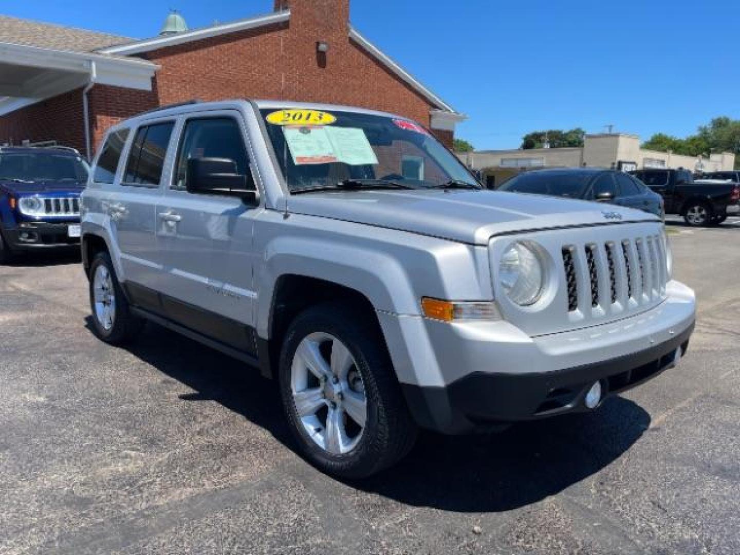 2013 Bright Silver Metallic Jeep Patriot Latitude 2WD (1C4NJPFBXDD) with an 2.4L L4 DOHC 16V engine, located at 1865 W 2nd St., Xenia, OH, 45385, (937) 372-7777, 39.681259, -83.961945 - Photo#0