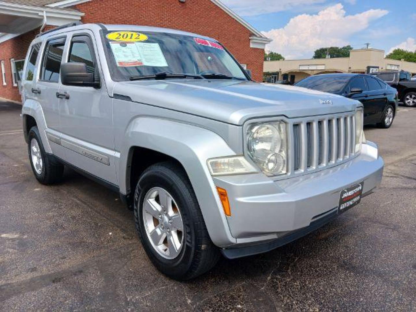 2012 Bright Silver Metallic Jeep Liberty Sport 4WD (1C4PJMAK8CW) with an 3.7L V6 SOHC 12V engine, 4-Speed Automatic transmission, located at 1865 W 2nd St., Xenia, OH, 45385, (937) 372-7777, 39.681259, -83.961945 - Photo#0