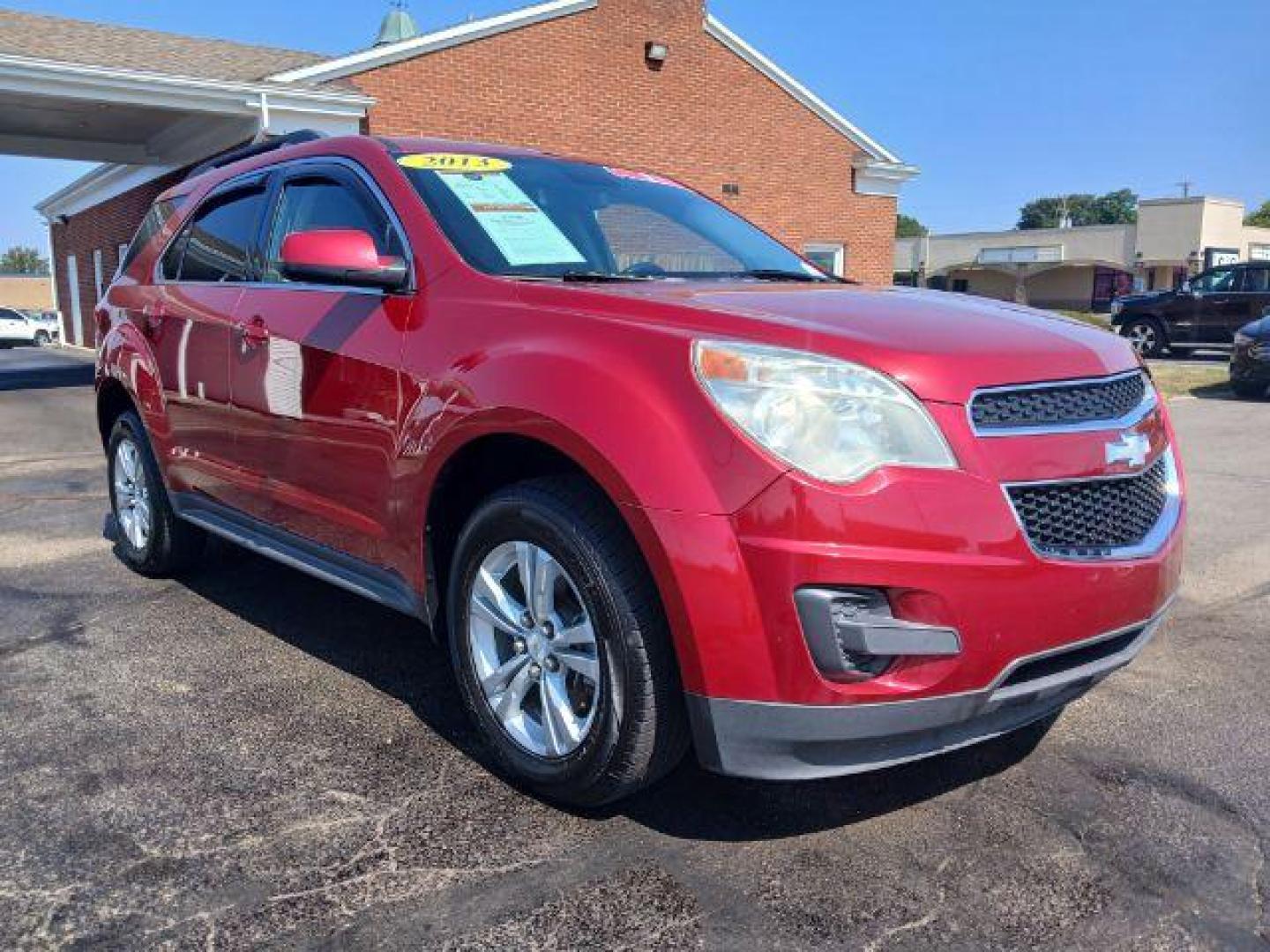 2013 Crystal Red Tintcoat Chevrolet Equinox 1LT AWD (2GNFLEEK4D6) with an 2.4L L4 DOHC 16V engine, 6-Speed Automatic transmission, located at 1865 W 2nd St., Xenia, OH, 45385, (937) 372-7777, 39.681259, -83.961945 - Photo#0