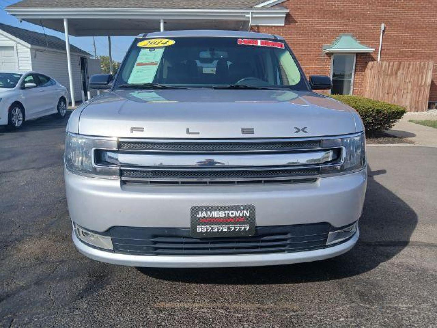 2014 Ingot Silver Metallic Ford Flex SEL FWD (2FMGK5C88EB) with an 3.5L V6 DOHC 24V engine, 6-Speed Automatic Overdrive transmission, located at 1865 W 2nd St., Xenia, OH, 45385, (937) 372-7777, 39.681259, -83.961945 - Third Row - Photo#4