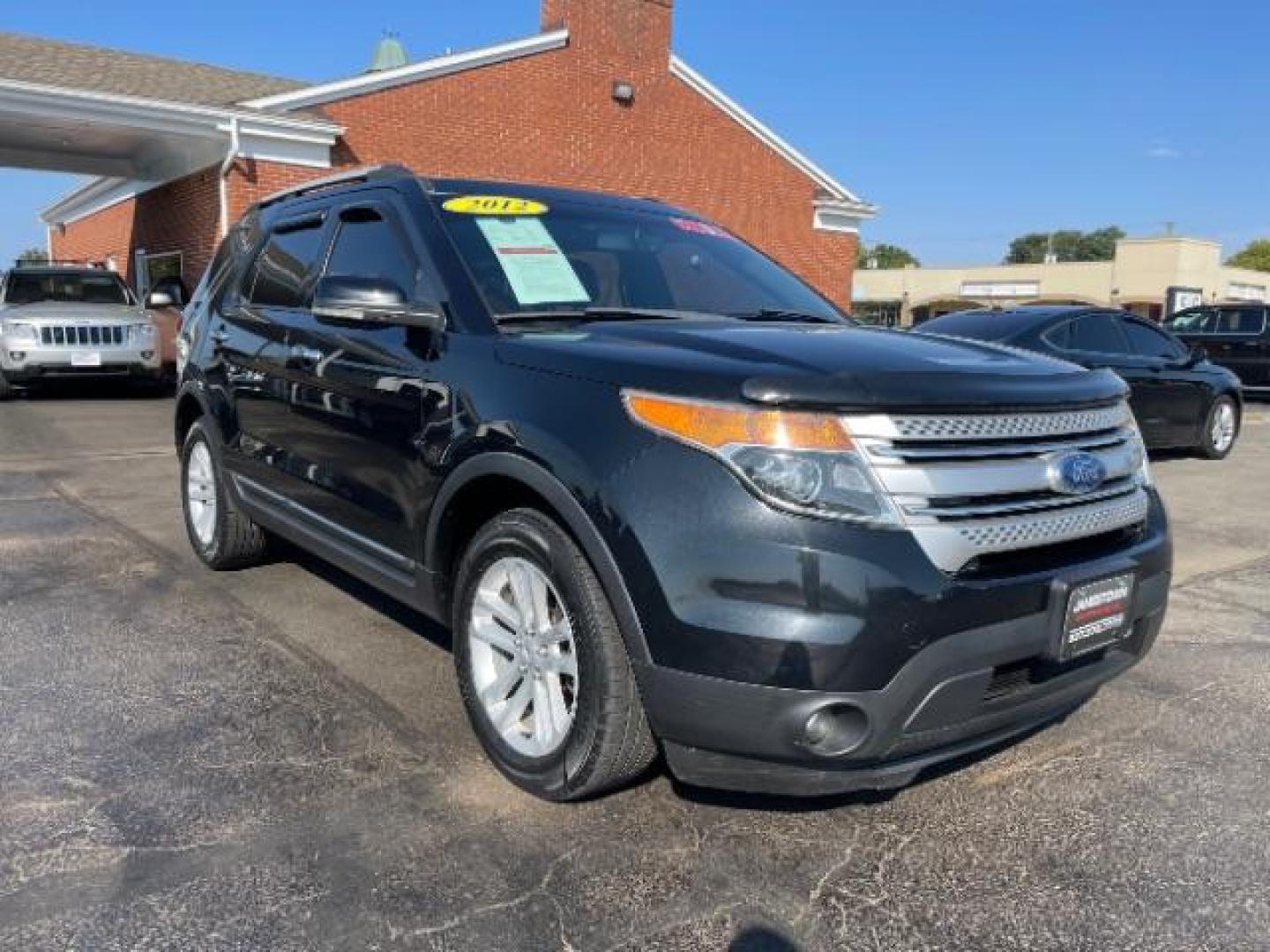 2012 Black Ford Explorer XLT 4WD (1FMHK8D83CG) with an 3.5L V6 DOHC 24V engine, 6-Speed Automatic transmission, located at 1865 W 2nd St., Xenia, OH, 45385, (937) 372-7777, 39.681259, -83.961945 - Photo#0