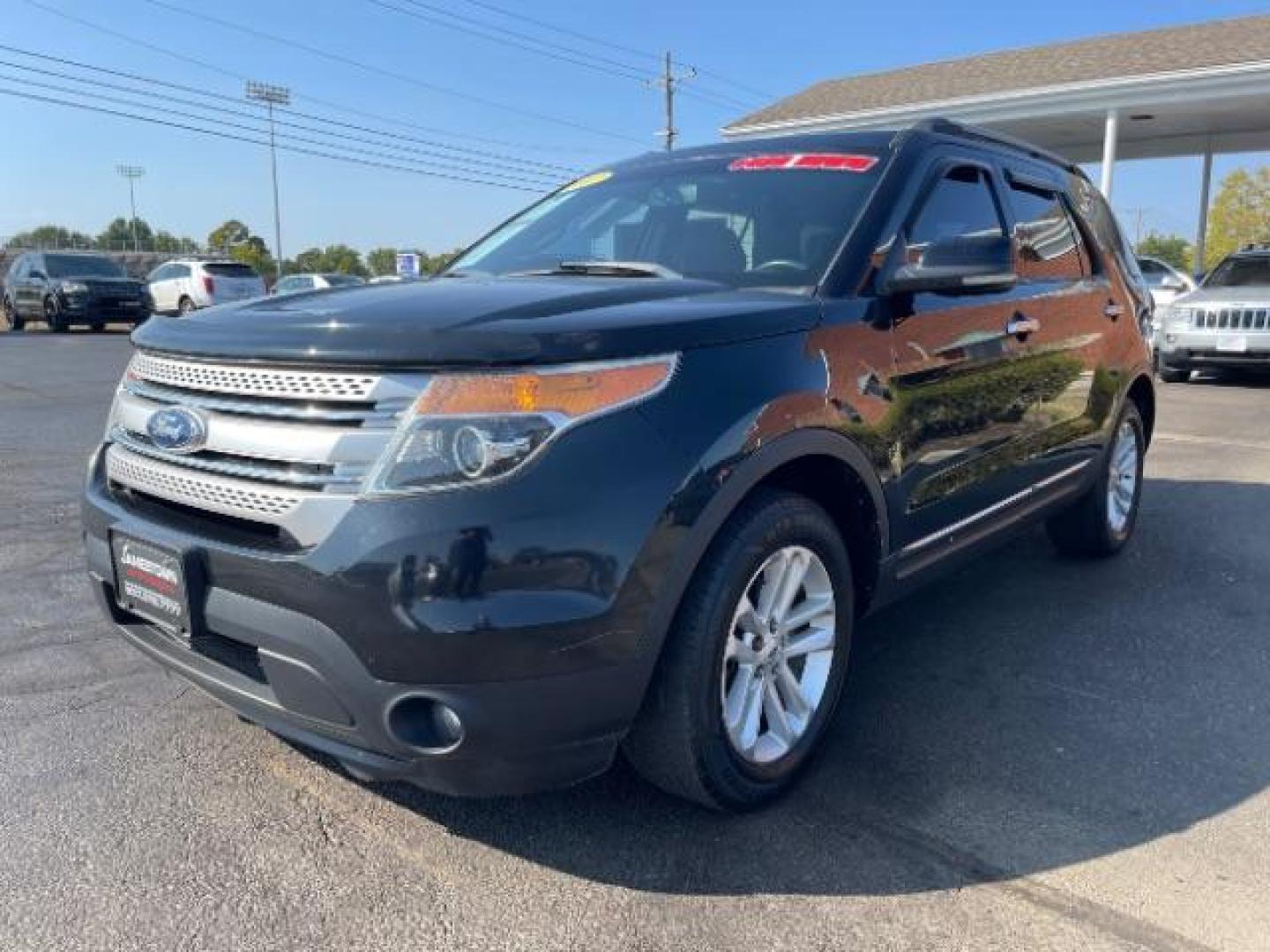 2012 Black Ford Explorer XLT 4WD (1FMHK8D83CG) with an 3.5L V6 DOHC 24V engine, 6-Speed Automatic transmission, located at 1865 W 2nd St., Xenia, OH, 45385, (937) 372-7777, 39.681259, -83.961945 - Photo#1