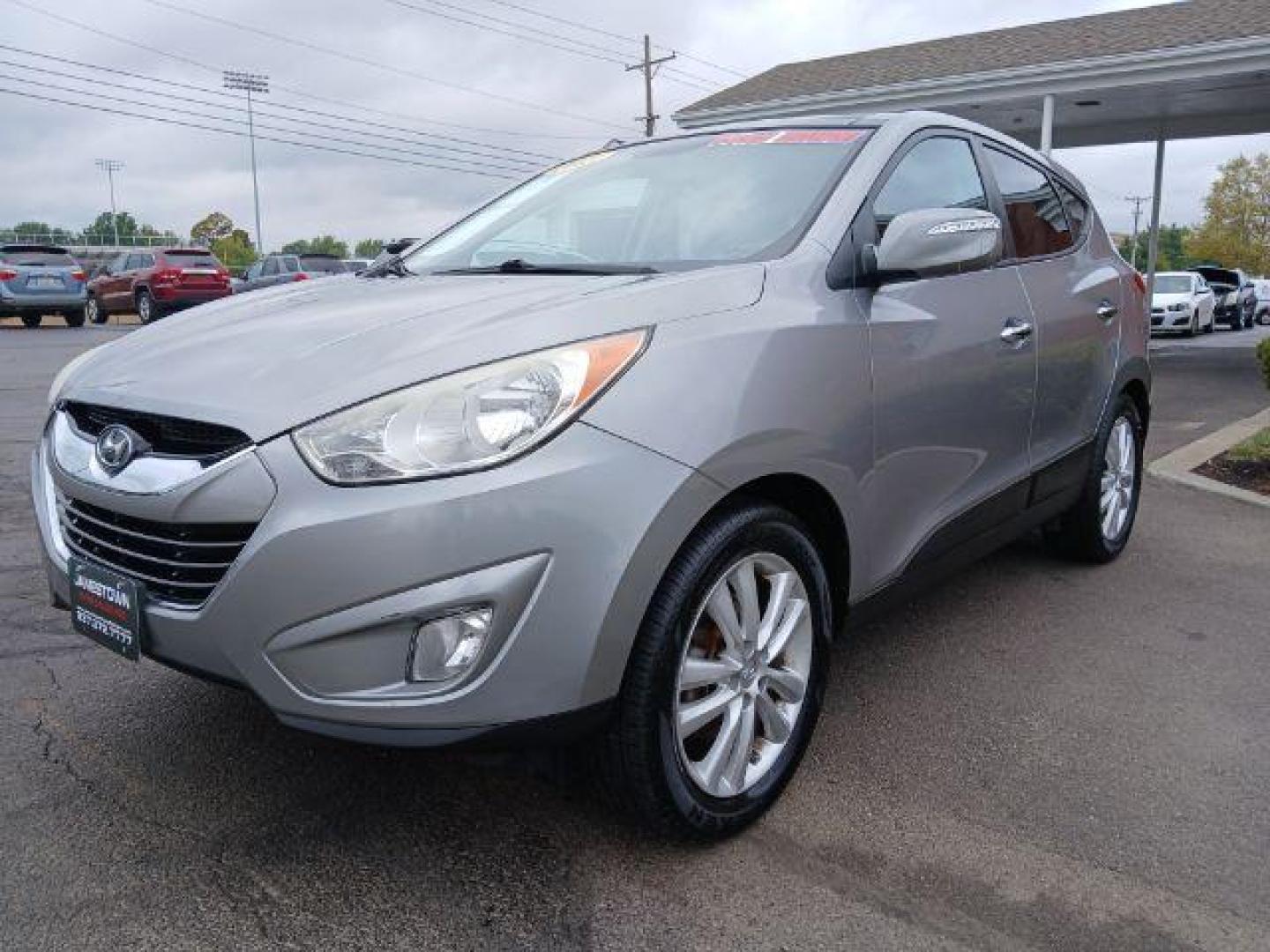 2013 Graphite Gray Metallic Hyundai Tucson Limited 2WD (KM8JU3ACXDU) with an 2.4L L4 DOHC 16V engine, 6-Speed Automatic transmission, located at 1865 W 2nd St., Xenia, OH, 45385, (937) 372-7777, 39.681259, -83.961945 - Photo#1