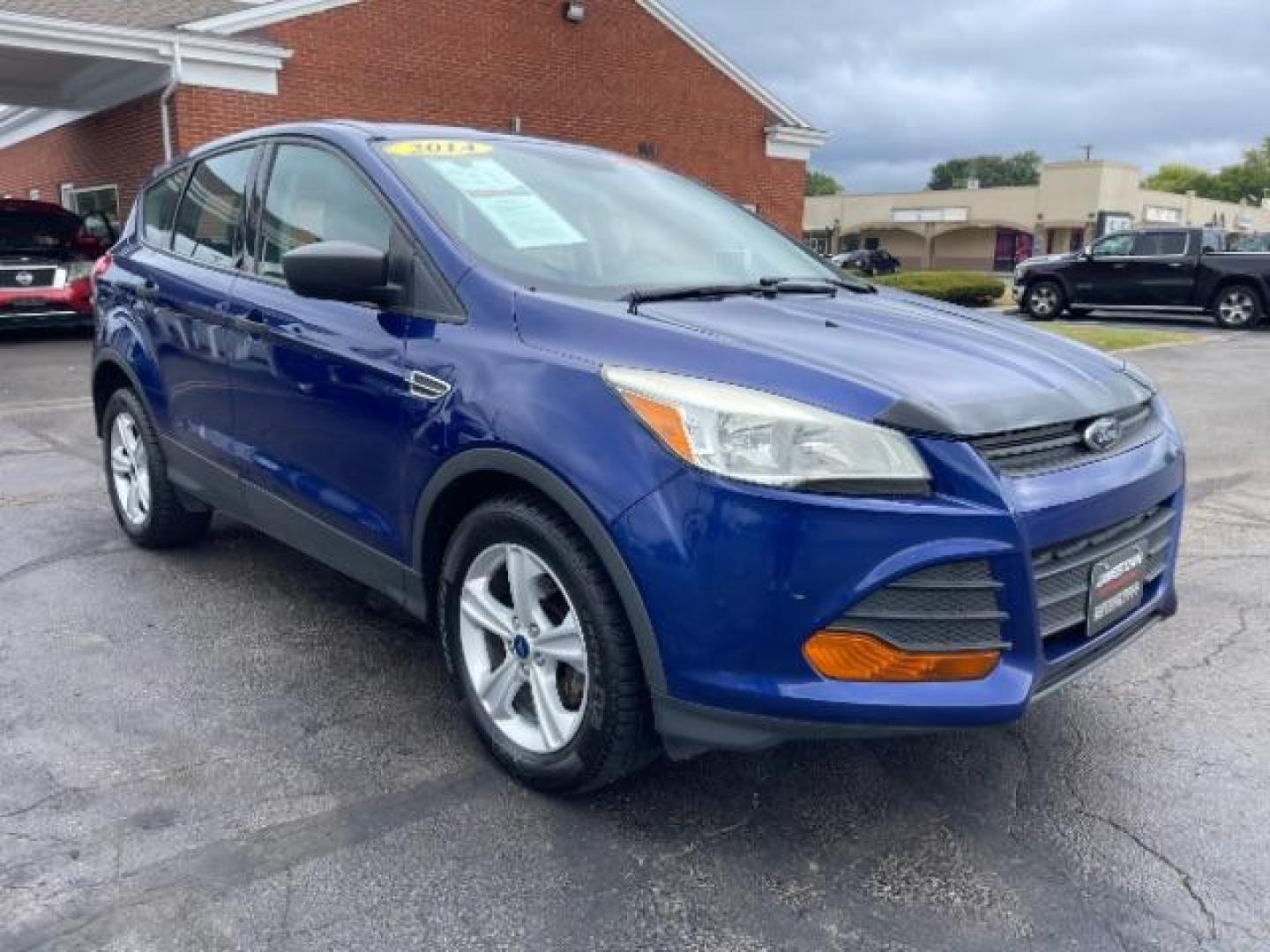 2014 Deep Impact Blue Ford Escape S FWD (1FMCU0F71EU) with an 2.5L L4 DOHC 16V engine, 6-Speed Automatic transmission, located at 1865 W 2nd St., Xenia, OH, 45385, (937) 372-7777, 39.681259, -83.961945 - Photo#0