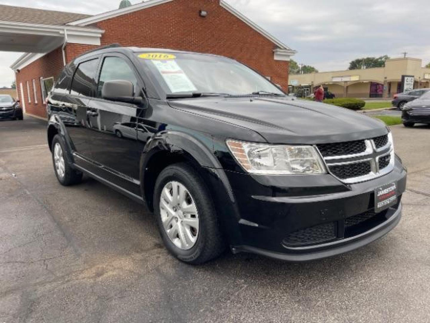 2016 Pitch Black Clear Coat Dodge Journey SE AWD (3C4PDDAG6GT) with an 3.6L V6 DOHC 24V engine, 6-Speed Automatic transmission, located at 1865 W 2nd St., Xenia, OH, 45385, (937) 372-7777, 39.681259, -83.961945 - Photo#0