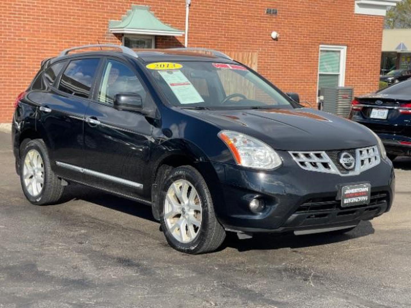 2013 Super Black Nissan Rogue S AWD (JN8AS5MV6DW) with an 2.5L L4 DOHC 16V engine, Continuously Variable Transmission transmission, located at 1865 W 2nd St., Xenia, OH, 45385, (937) 372-7777, 39.681259, -83.961945 - Photo#0