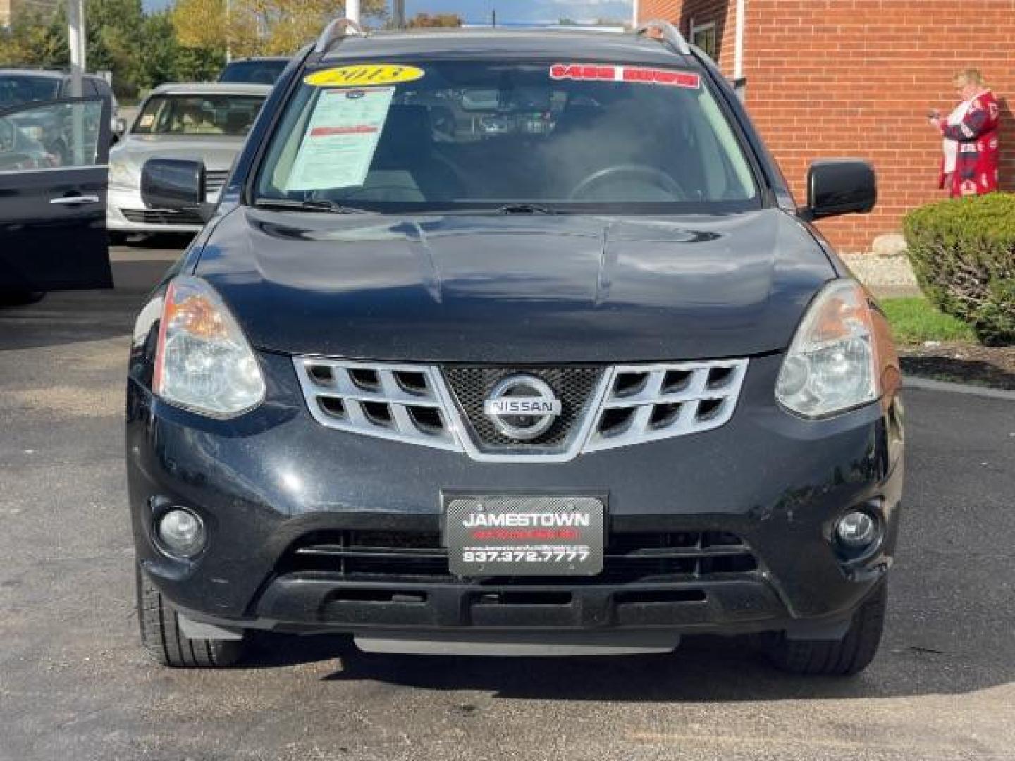 2013 Super Black Nissan Rogue S AWD (JN8AS5MV6DW) with an 2.5L L4 DOHC 16V engine, Continuously Variable Transmission transmission, located at 1865 W 2nd St., Xenia, OH, 45385, (937) 372-7777, 39.681259, -83.961945 - Photo#2