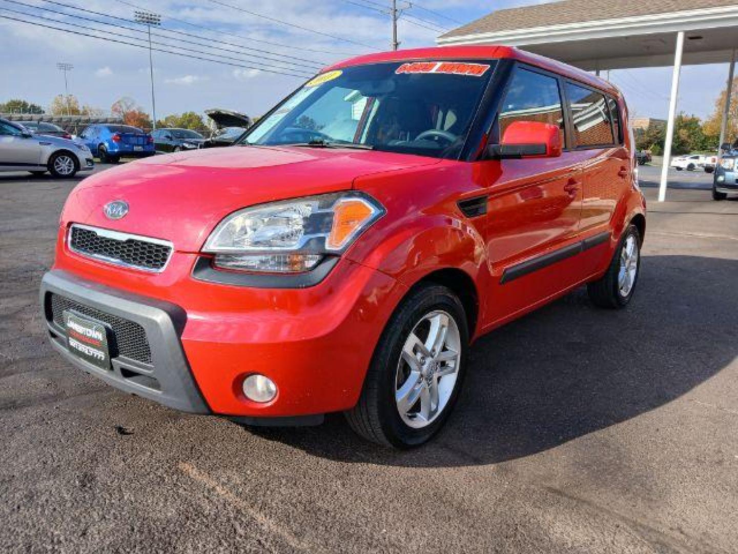 2011 Molten Kia Soul + (KNDJT2A24B7) with an 2.0L L4 DOHC 16V engine, located at 1865 W 2nd St., Xenia, OH, 45385, (937) 372-7777, 39.681259, -83.961945 - Photo#1