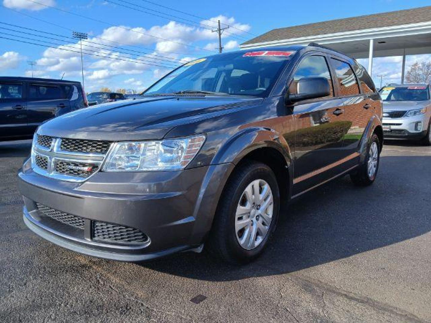 2016 Granite Crystal Metallic Clear Coat Dodge Journey SE (3C4PDCAB7GT) with an 2.4L L4 DOHC 16V engine, 4-Speed Automatic transmission, located at 1865 W 2nd St., Xenia, OH, 45385, (937) 372-7777, 39.681259, -83.961945 - Photo#1